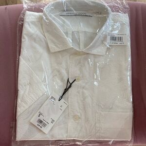 Uniqlo + Lemaire Men’s Seersucker Short Sleeve Button Down
